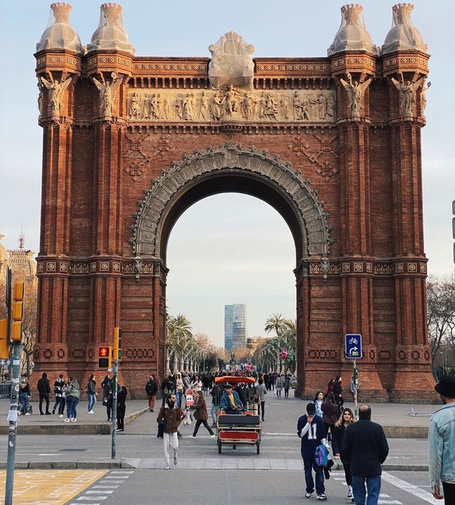 El Arco del Triunfo/Barcelona