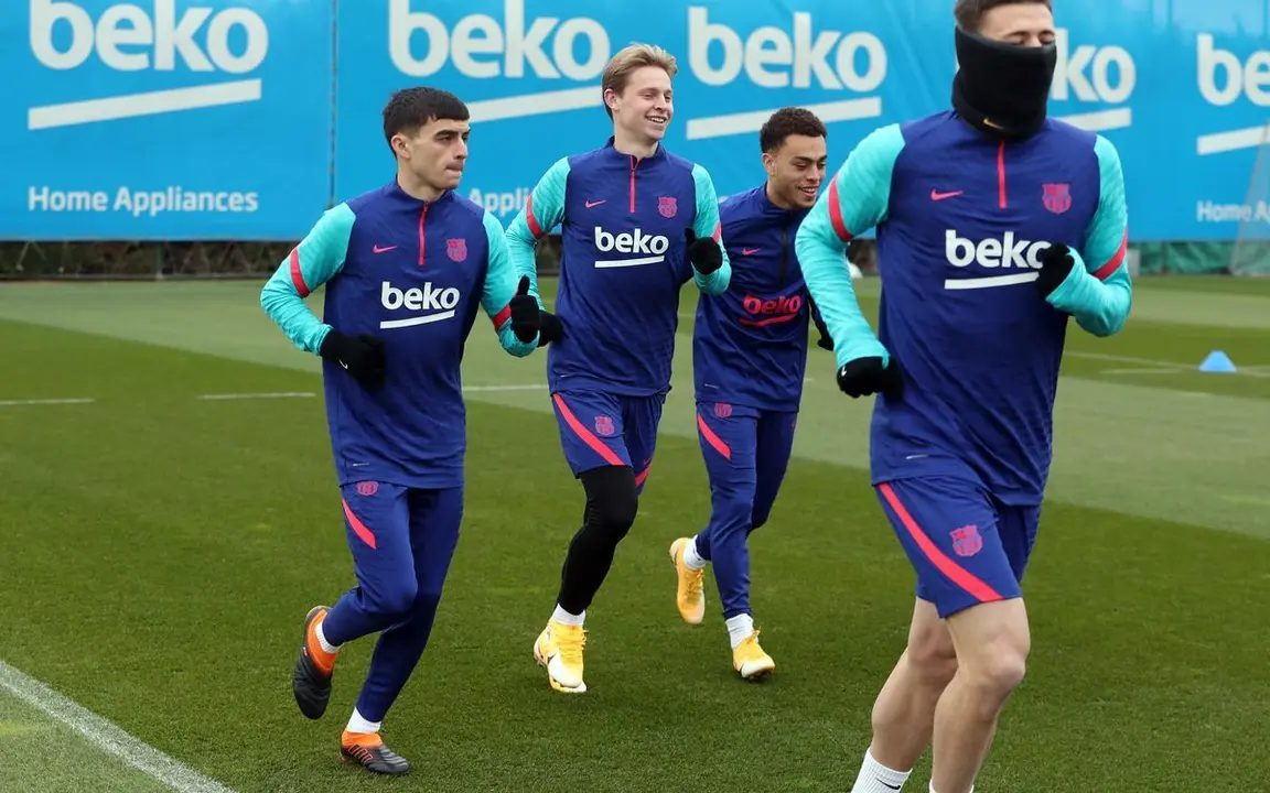 Jugadores del equipo de Barcelon