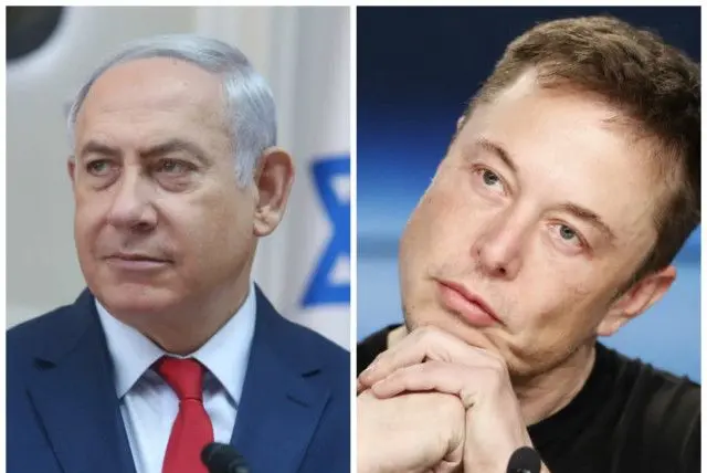 Netanyahu y Elon Musk/P24