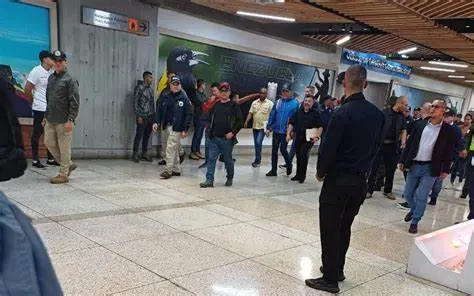Recibimiento de Migrantes Venezolanos en Maiquetía