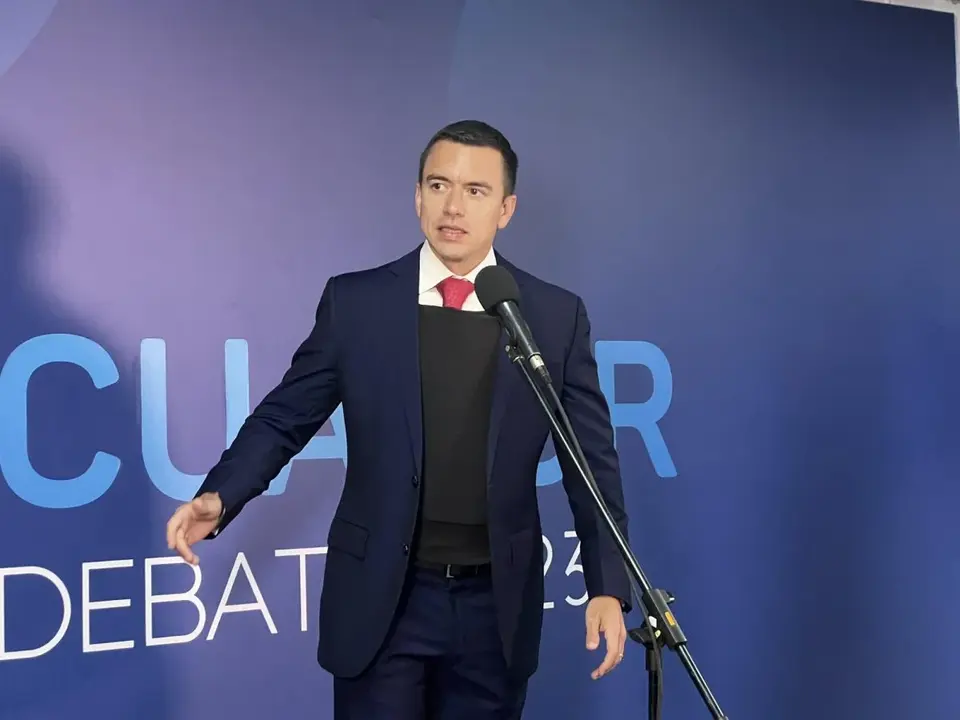 Presidente de Ecuador Daniel Noboa