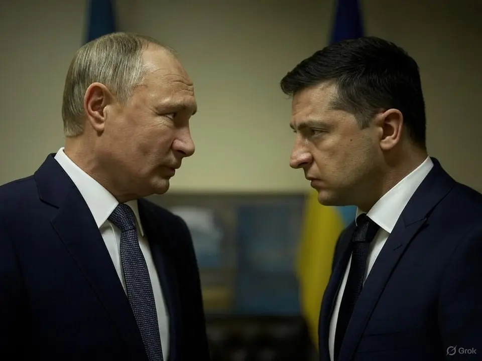 Putin y Zelensky
