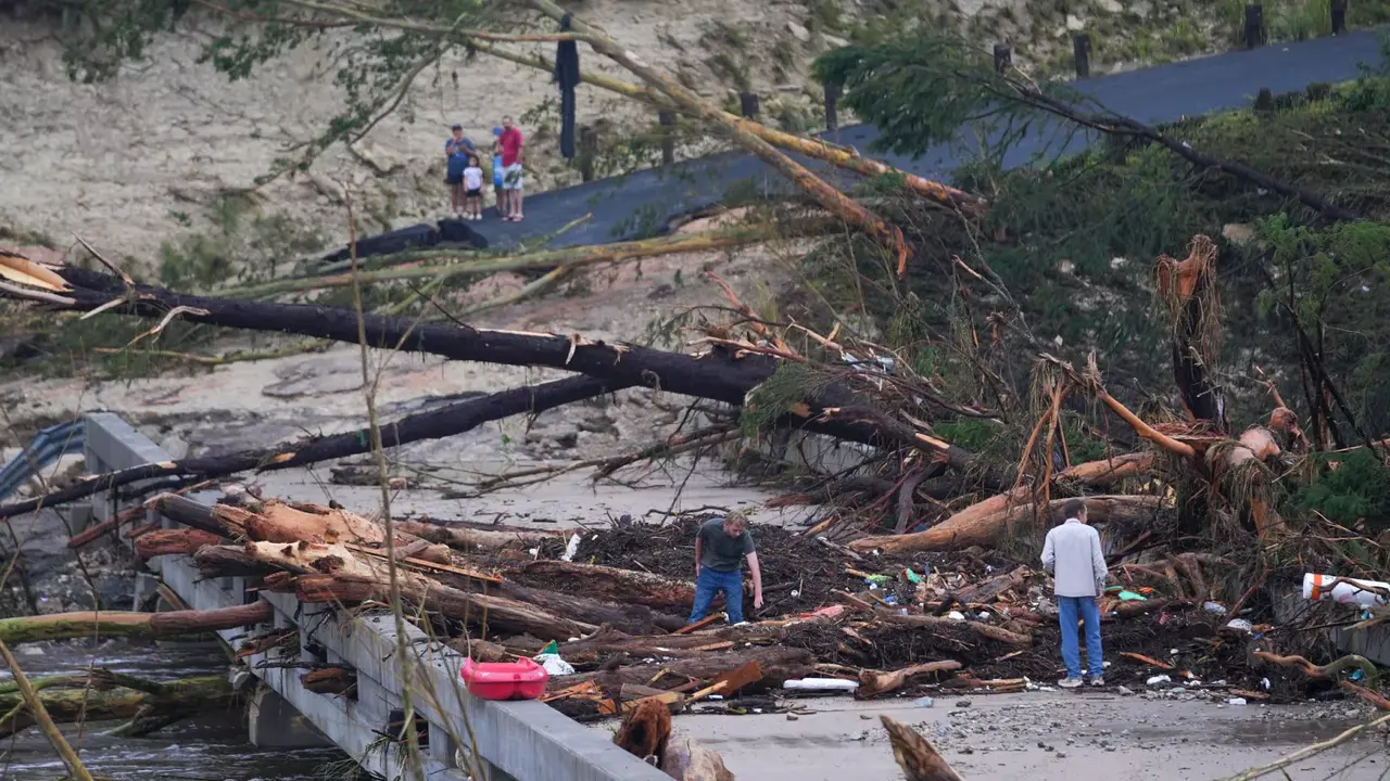 Destrozos en Texas