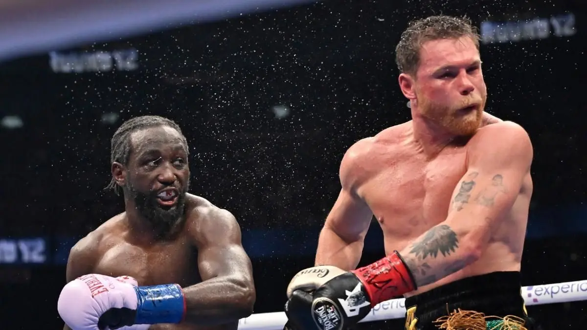 Terence Crawford y Canelo Alvarez