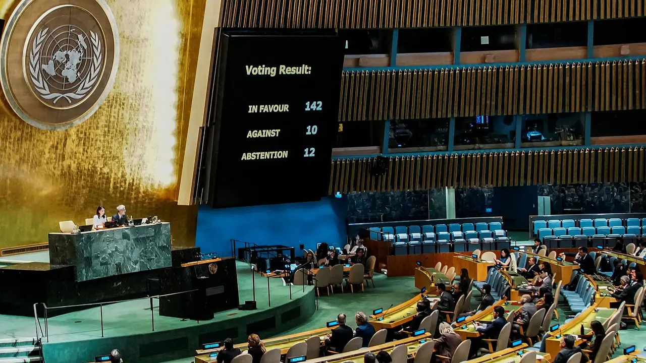 Votaciones en la ONU