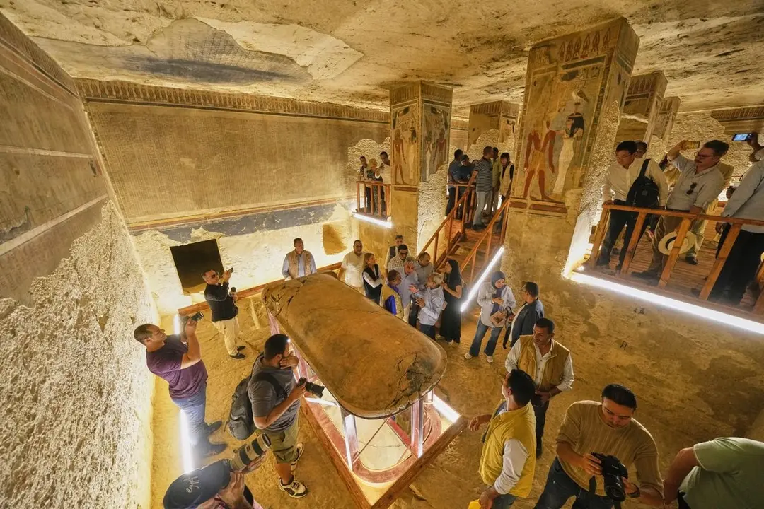 Tumba restaurada del faraon Amenhotep III