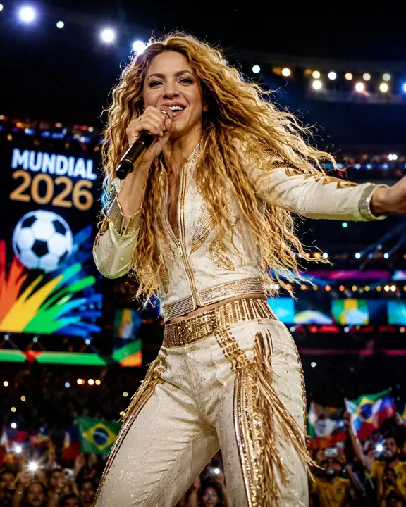 Shakira en el Mundial de F&uacute;tbol 2026.