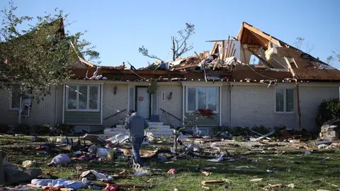 Daños por un tornado