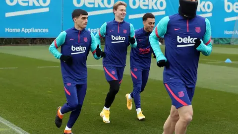 Jugadores del equipo de Barcelon