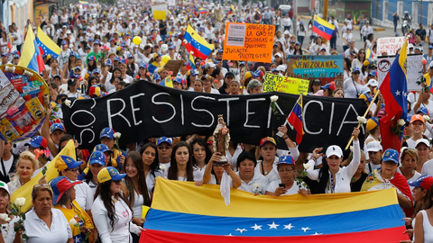 Manifestación en Venezuela