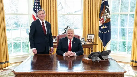 Donald Trump en la Casa Blanca