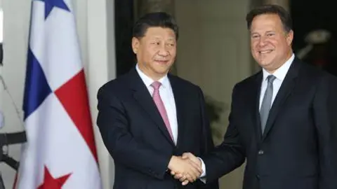 Presidente de China y Panamá