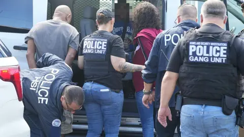 Operativo contra inmigrantes