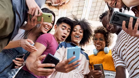 Grupo de adolescentes