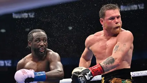 Terence Crawford y Canelo Alvarez