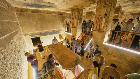 Tumba restaurada del faraon Amenhotep III