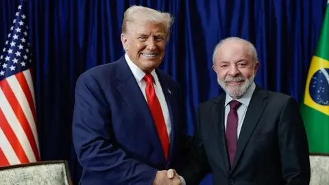 Donald Trump y Lula Da Silva