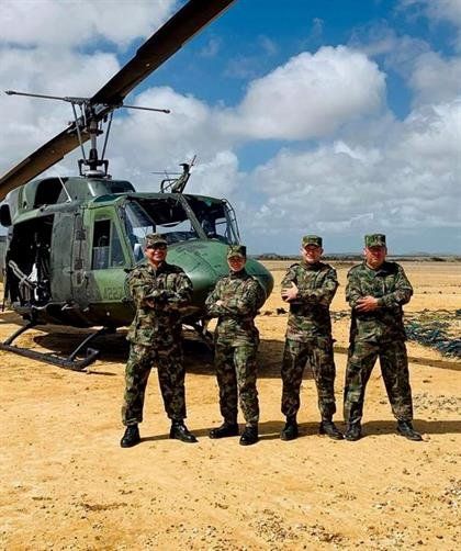 ¡En Colombia! Se estrelló un helicóptero del Ejército