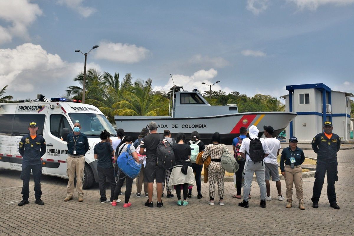 Autoridades colombianas deportan a 19 venezolanos que intentaban llegar ilegales a Nicaragua