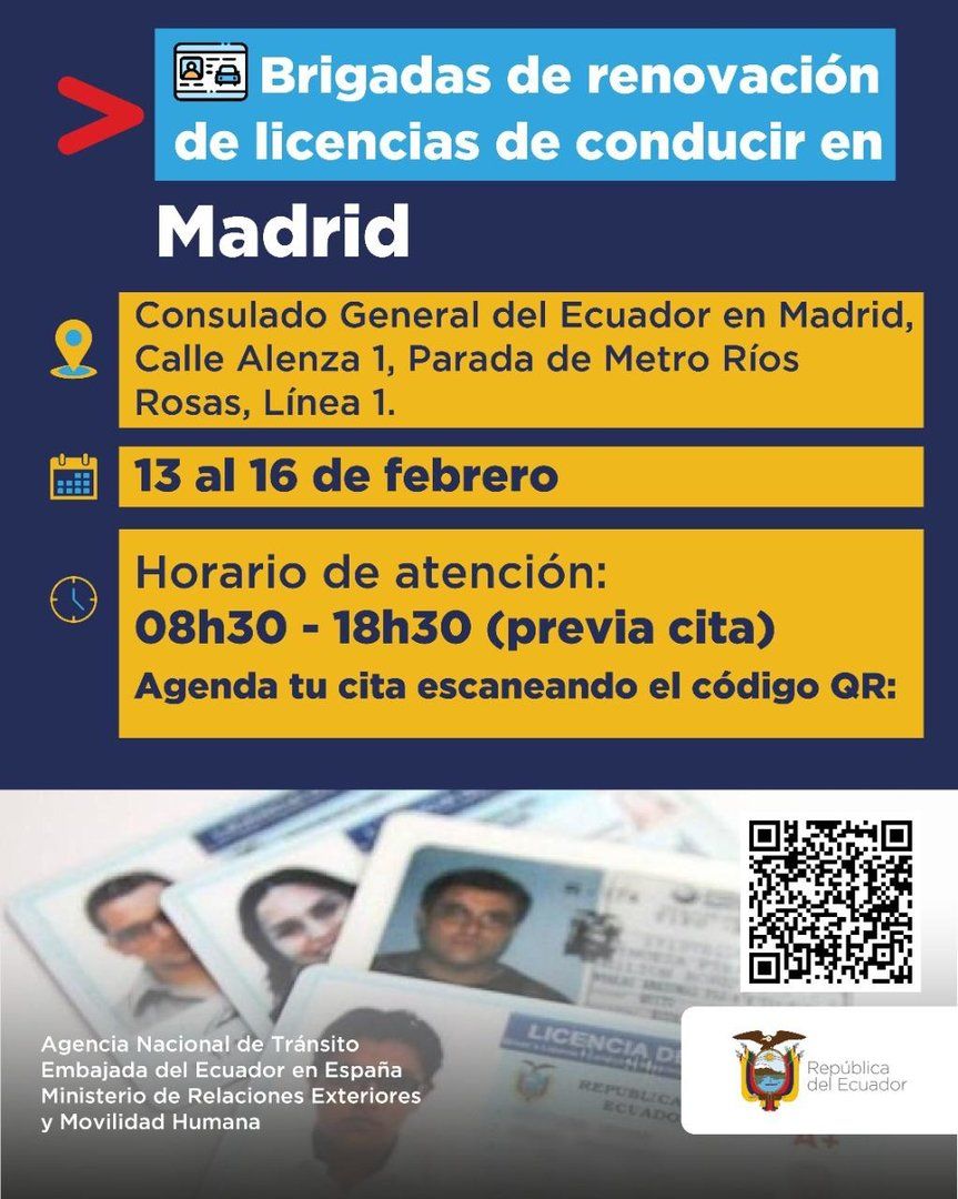 Requisitos para renovar la licencia de los ecuatorianos en España