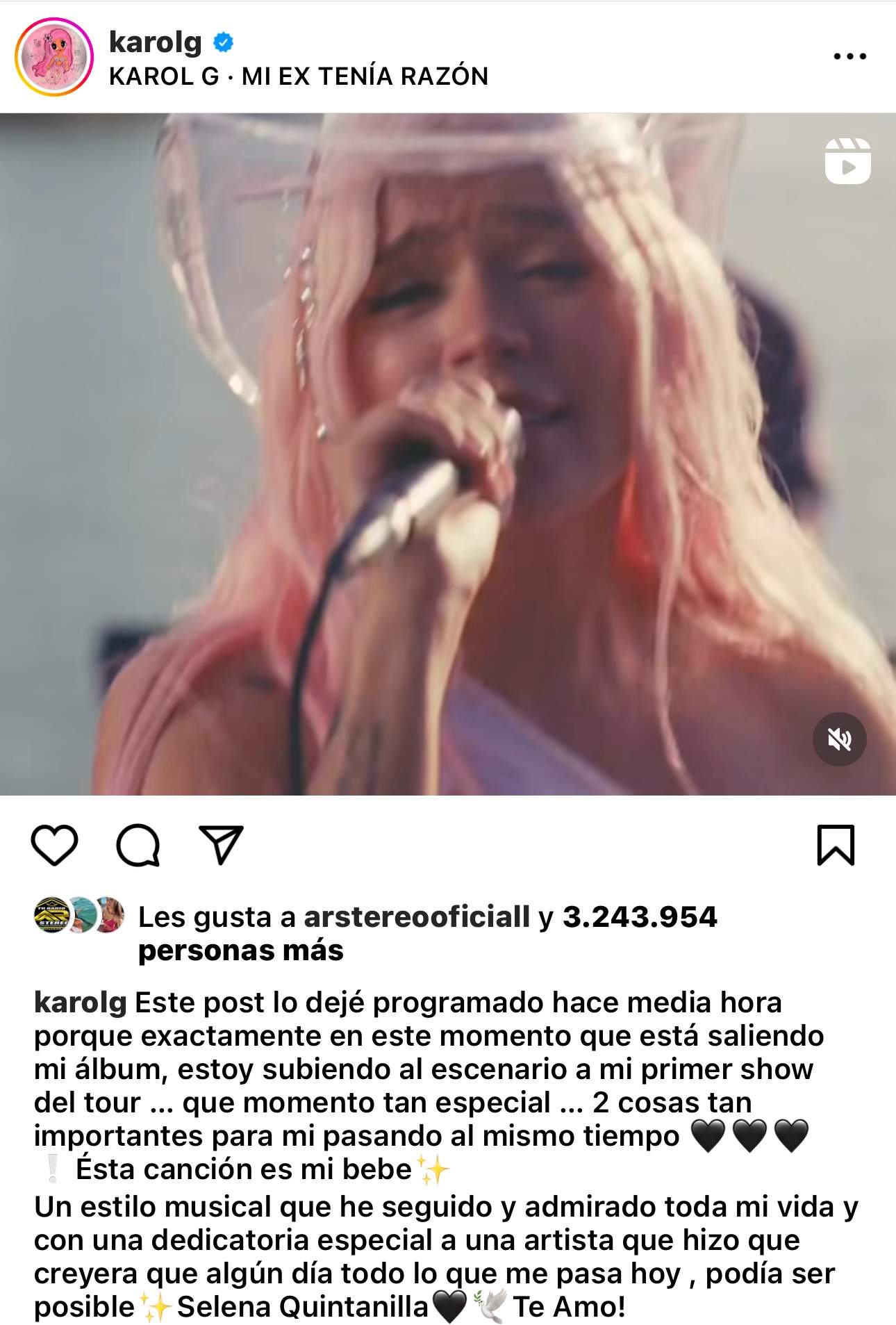 Karol G / twitter