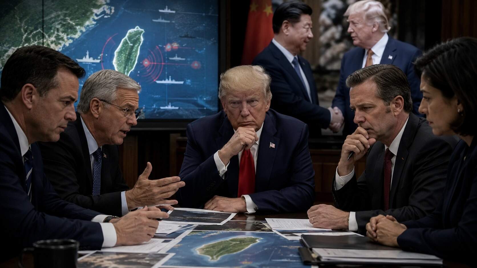 Asesores de Trump elevan la alerta por Taiwán tras cumbre con Xi