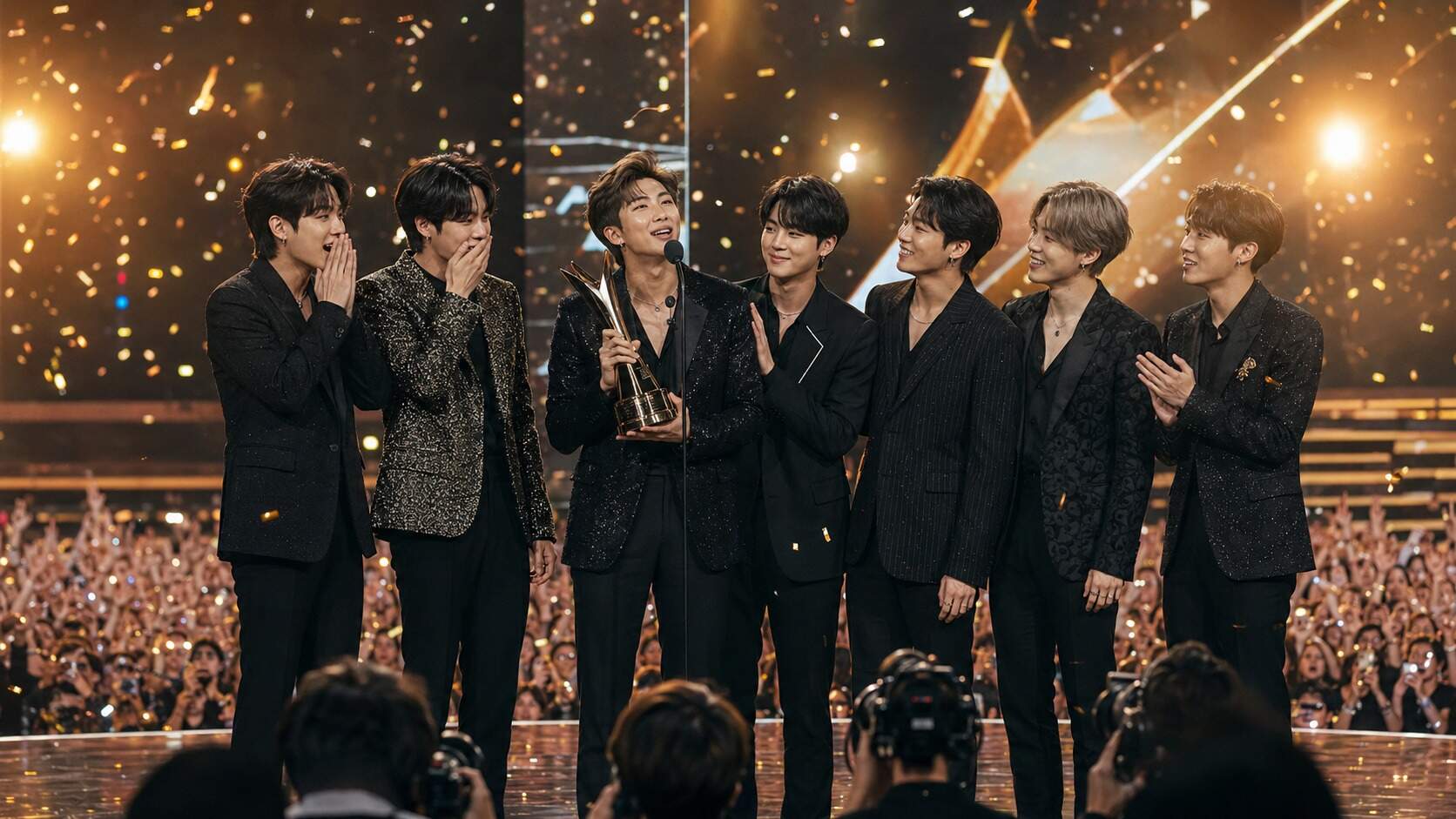 BTS hace historia al ganar Artista del Año en los American Music Awards 2026
