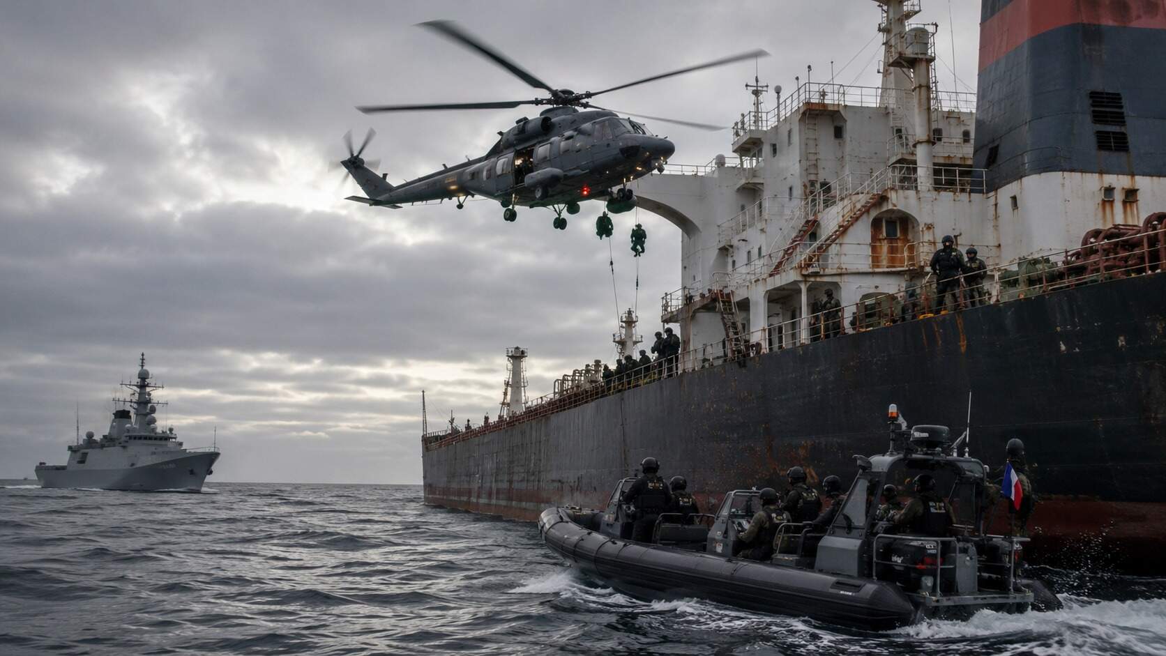 Francia detiene el petrolero ruso Tagor en el Atlántico para frenar la flota fantasma