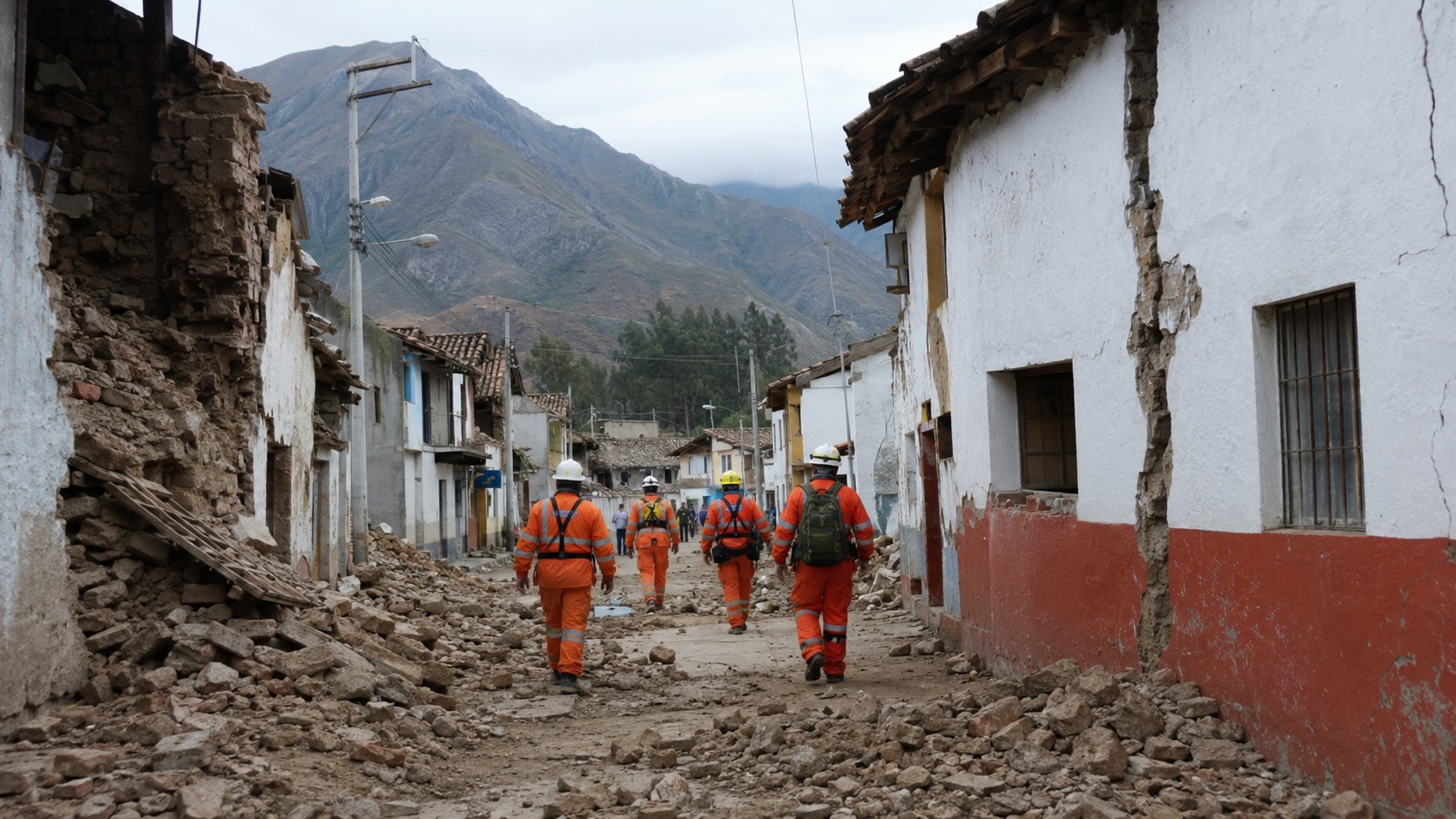Doble sismo en Perú deja seis muertos, 32 heridos y 300 damnificados en Junín