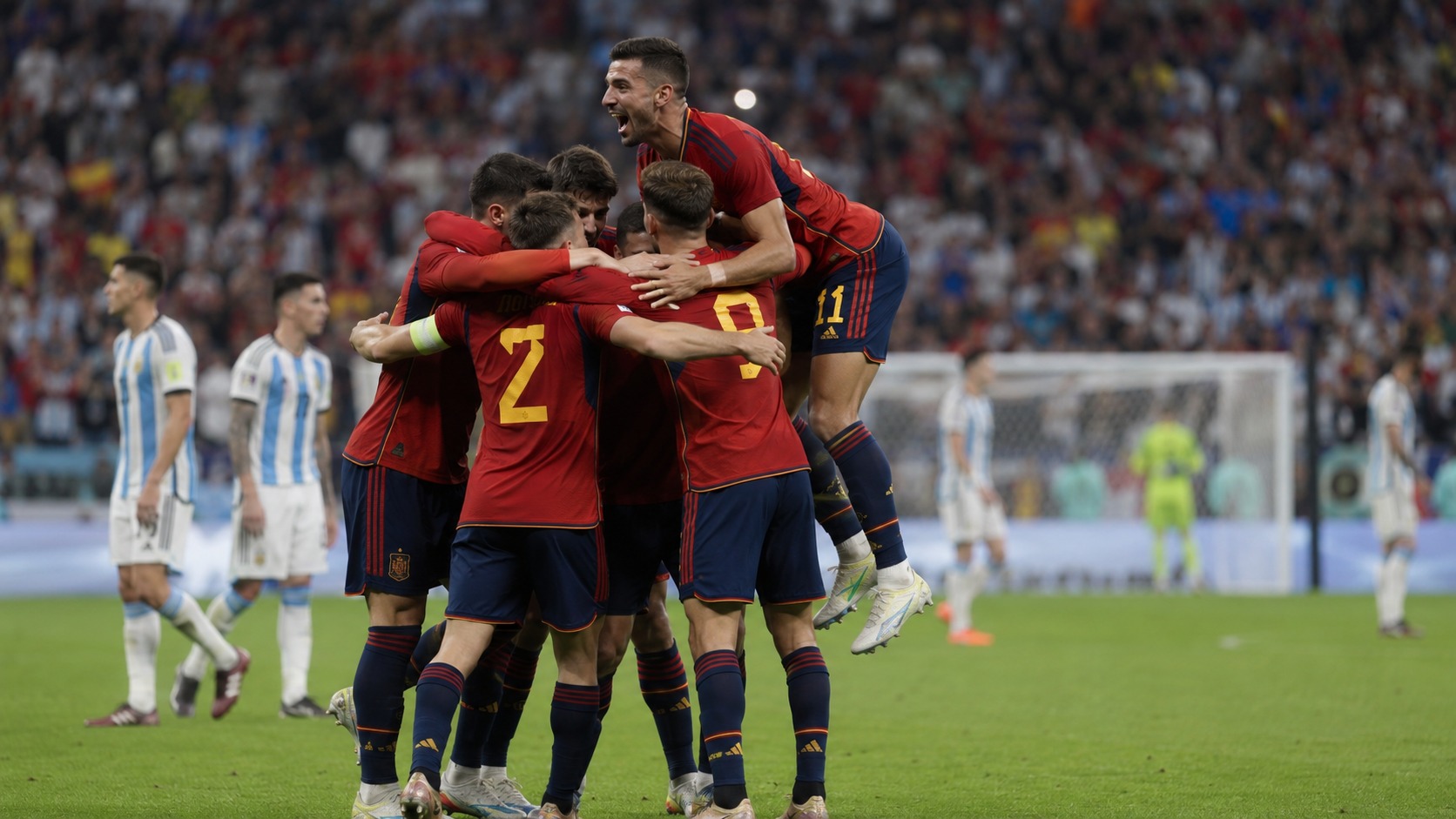 España destrona a Argentina con gol de Ferran Torres y se corona bicampeona del mundo